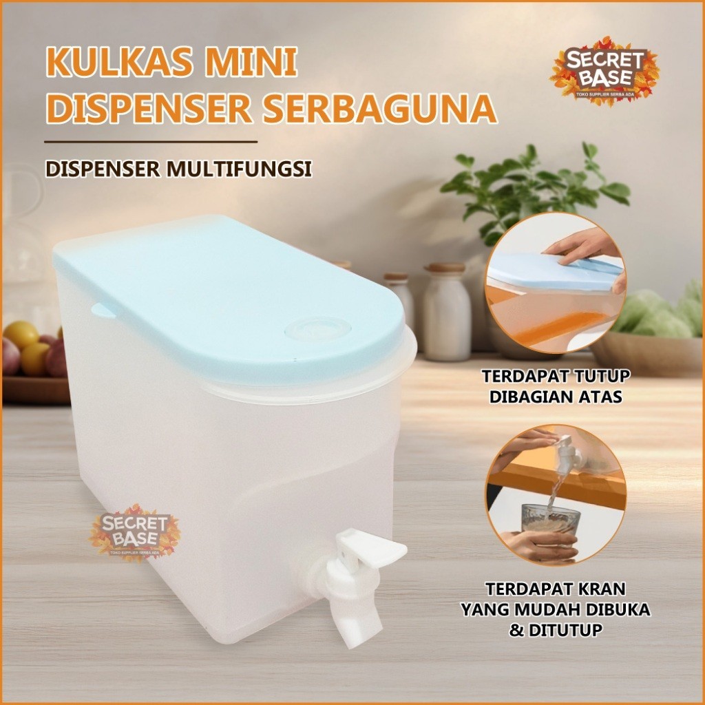 MINI DISPENSER - Kran Dispenser Mini / Tempat Air Minum Kran Plastik