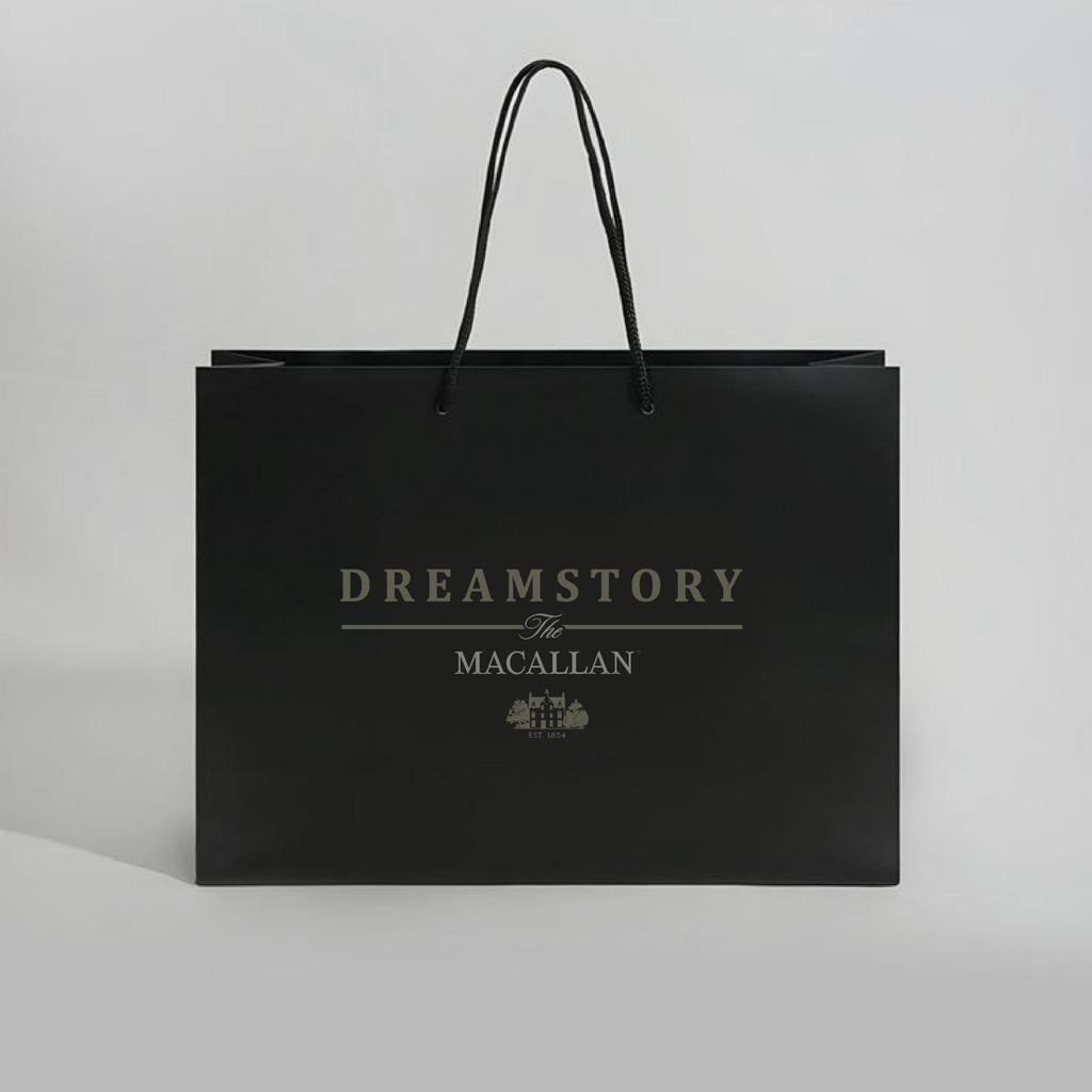 Paper Bag Gift Box Dreamstory Macallan Black Tas Belanja