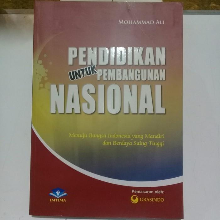 Buku pendidikan untuk pembangunan nasional.