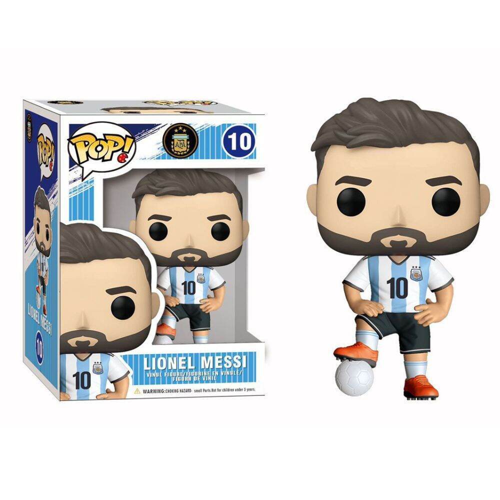 Funko Pop Football Star Lionel Messi 10# Vinyl Figure 10cm PVC Collection Doll Model Toys for Childr