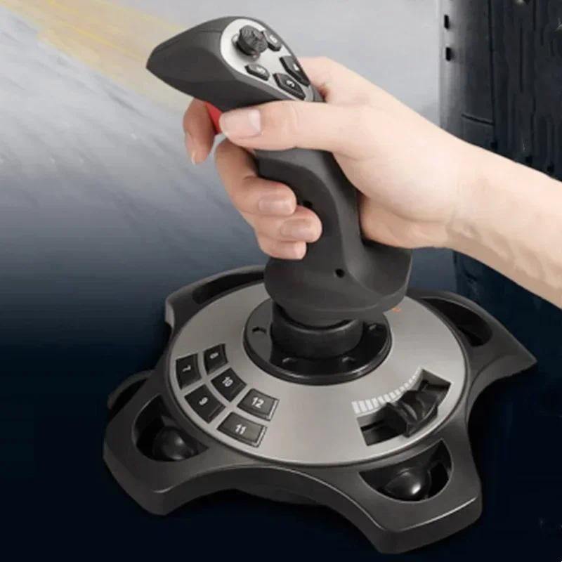 New Electric Game Plane Joystick Suitable For Computer Simulation Flight Fighter Flight Joystick