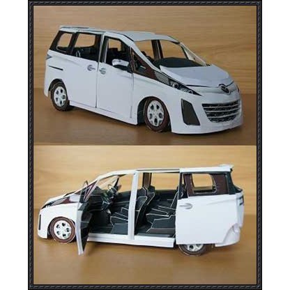 DIY PAPERCRAFT Mobil Mazda Biante MPV