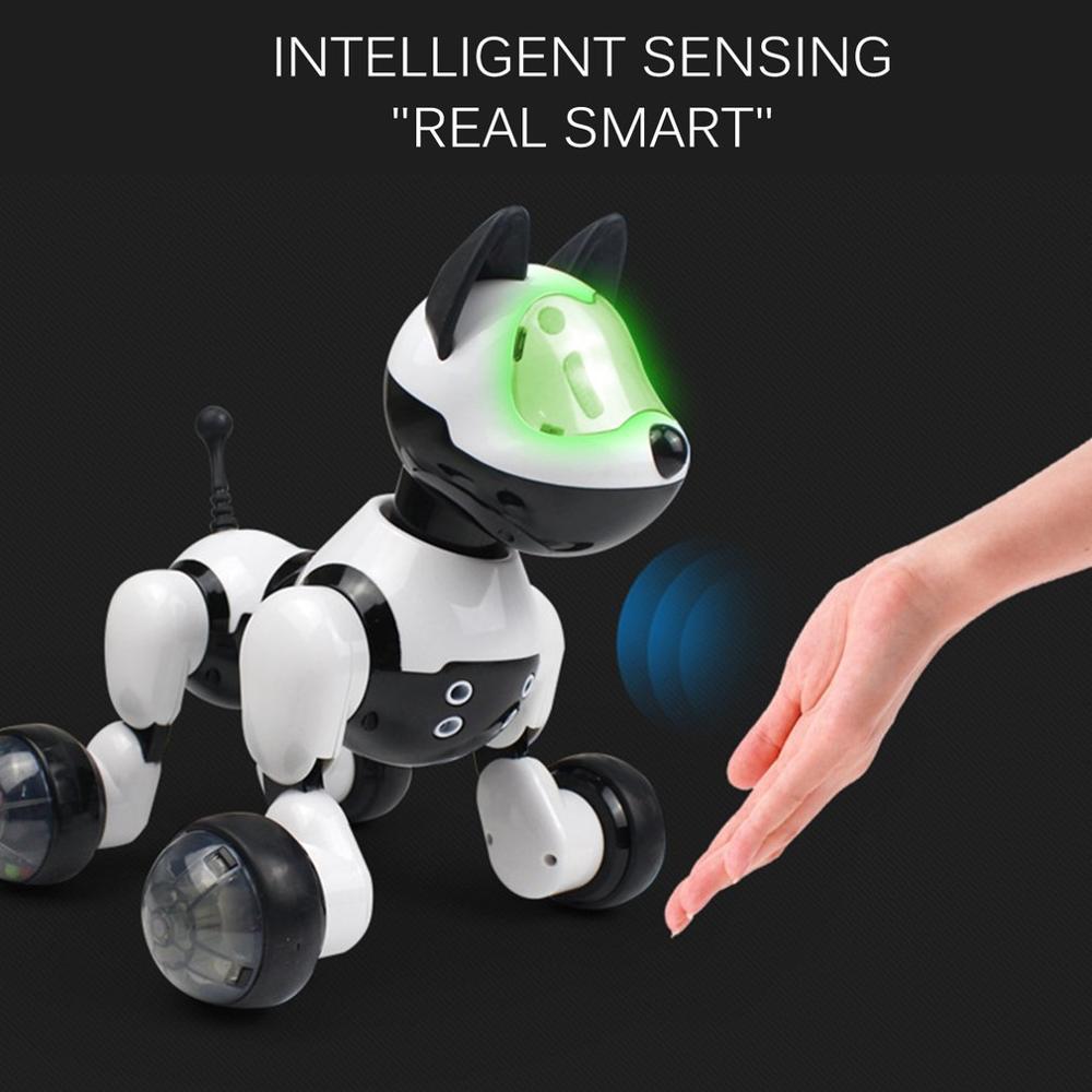 Voice-controlled Robot Dog Voice and Smart Sensor Control Pet Dog Children's Educational Toys Singin