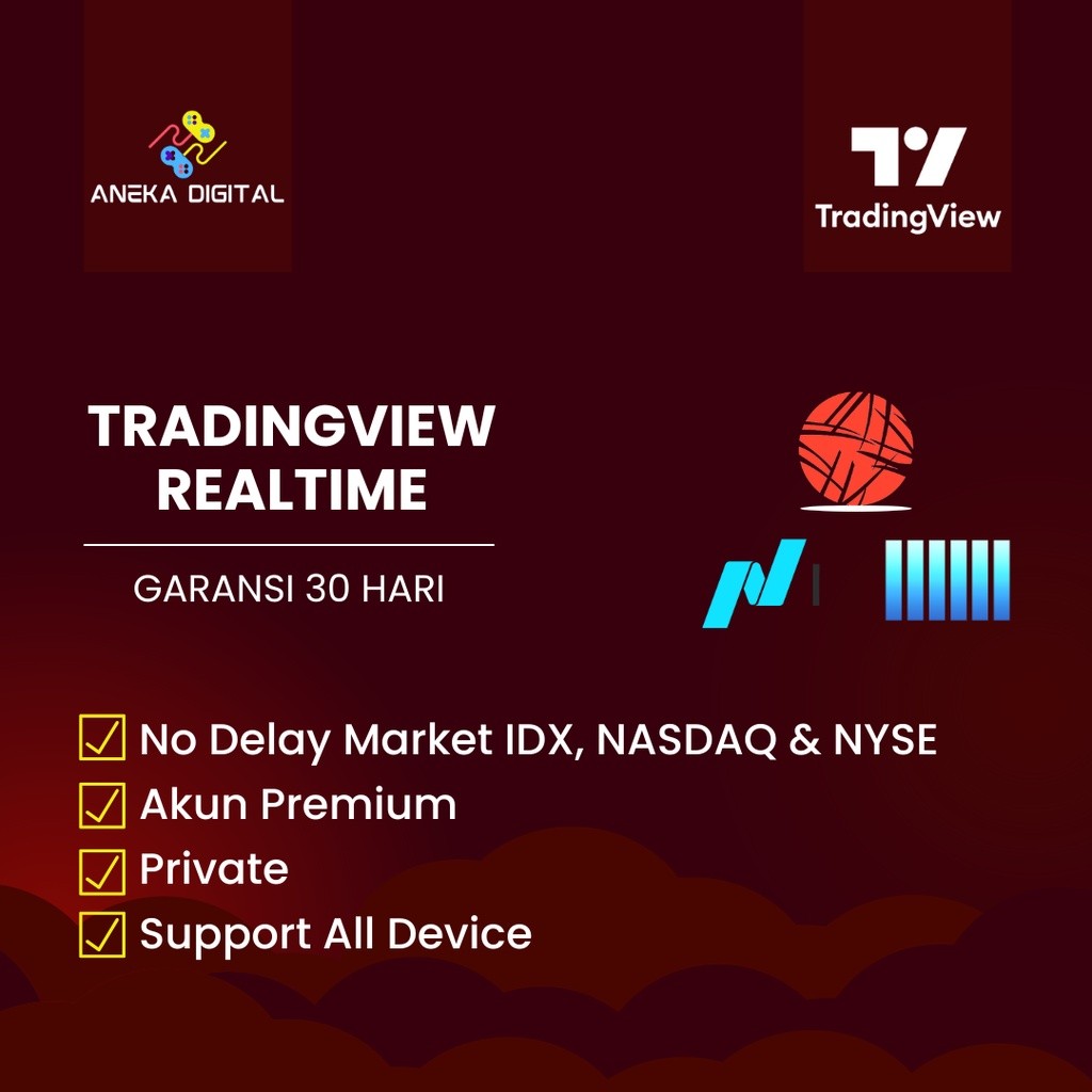 TradingView Premium Private + IDX Realtime 30 Hari