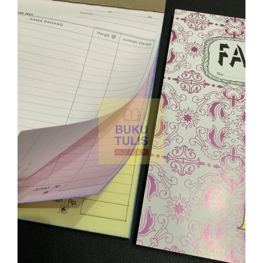 [Eceran] BON FAKTUR BESAR Standard 3 Rangkap Ply Nota Kontan