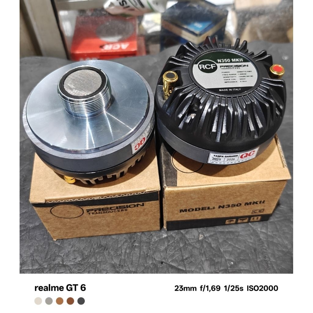 SALE Komponen Driver Tweeter RCF N350 MK II / RCF N350 MKII Original - RMS 60 Watt