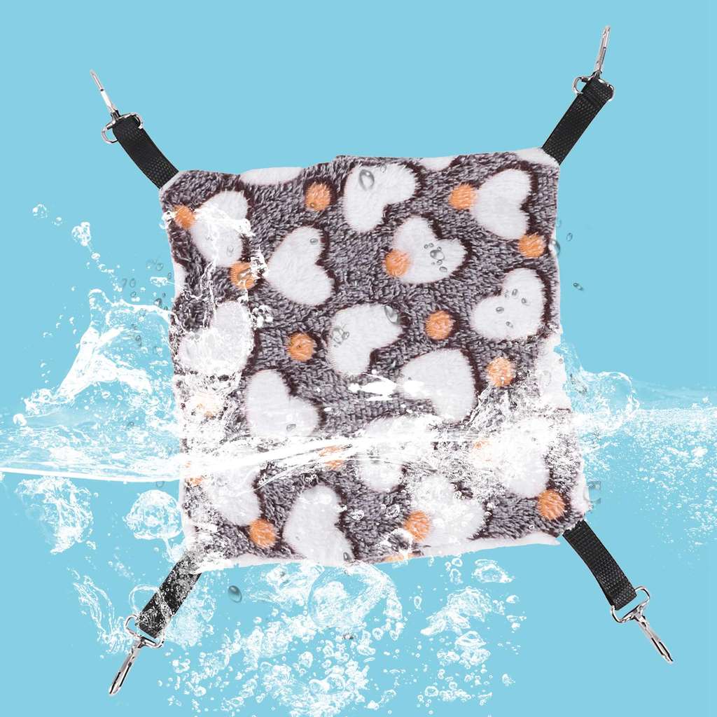 Upgraded 2 Pieces Guinea Pig Rat Hammock Guinea Pig Hamster Ferret Hanging Hammock Toys Bed For Smal