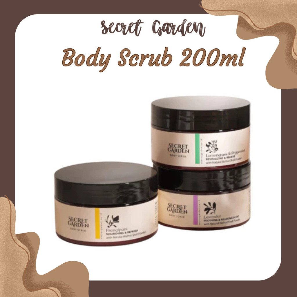 Secret Garden Body Scrub 200ml/Lulur Mandi