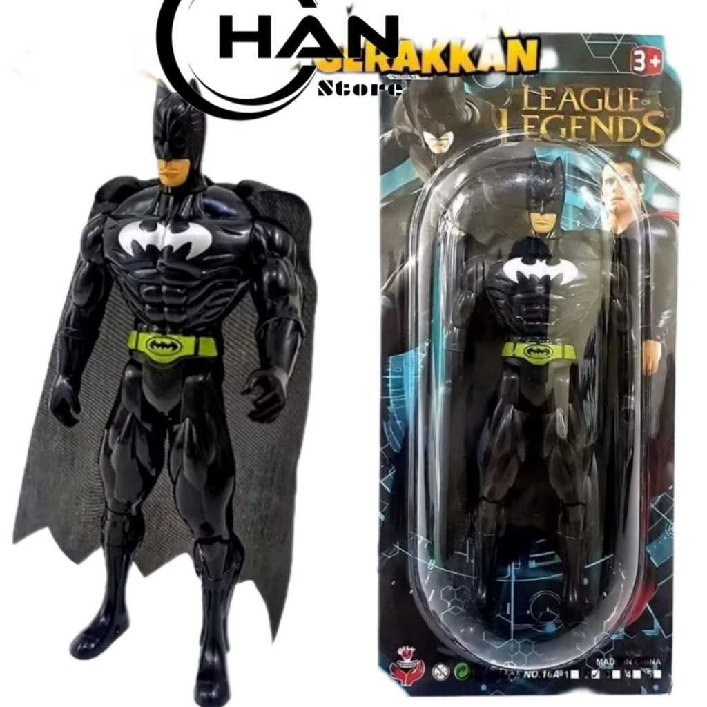 Mainan Anak Robot Batman Action Figure / Mainan Anak Laki Laki Robot Artikulasi Lampu
