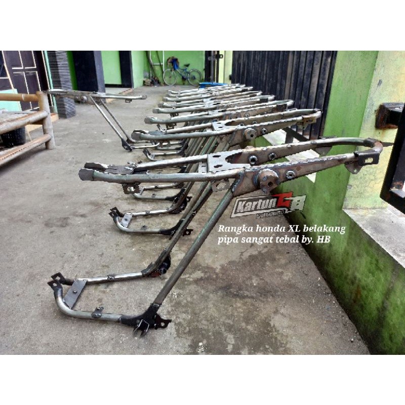 Rangka Honda XL 125 Kwalitas Super Pipa Double Sangat Tebal af1