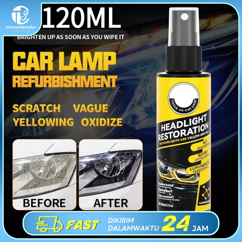 Headlight Restored / Pengkilap Mika Lampu / Headlamp Polish/Pembersih Kaca Lampu Mobil Kusam / Headl
