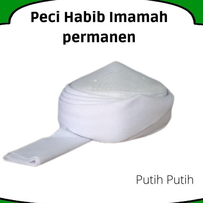 PECI IMAMAH PERMANEN 4 LIPATAN BISA DI PAKAI UNTUK ANAK SAMPAI DEWASA I PERPADUAN WARNA PECI DAN SOR