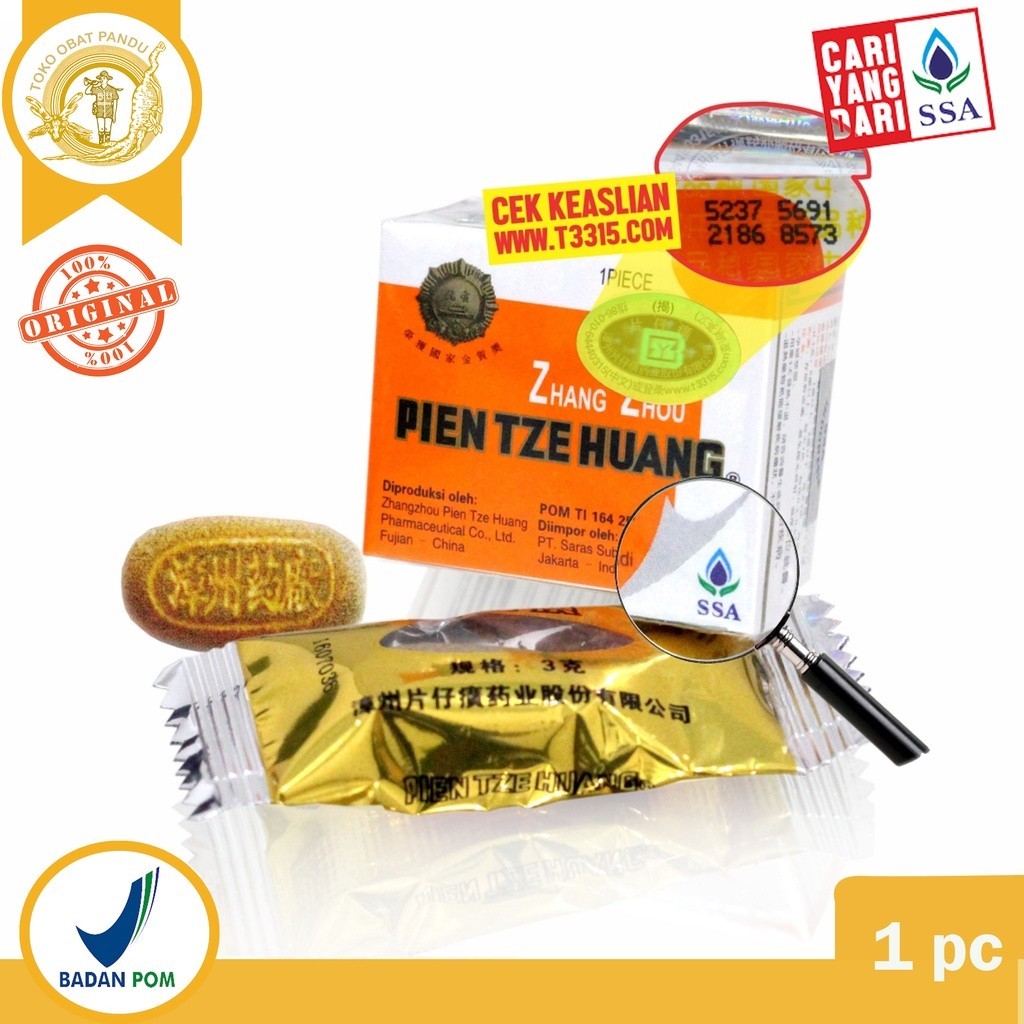 PIEN TZE HUANG / PINAHONG / OBAT PASCA OPERASI