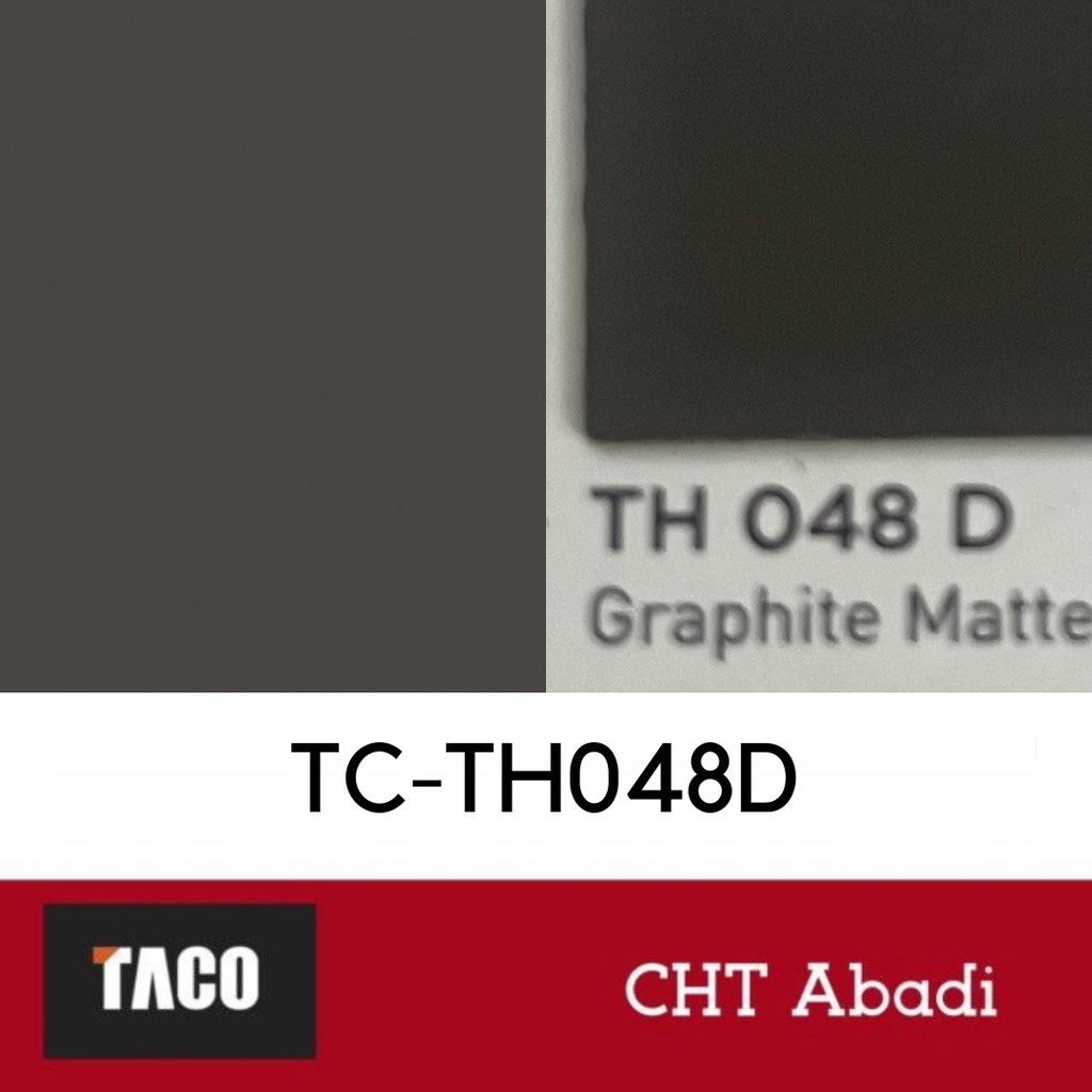 TACO HPL Graphite Matte TH 048 D (HARGA BELUM TERMASUK ONGKOS KIRIM)