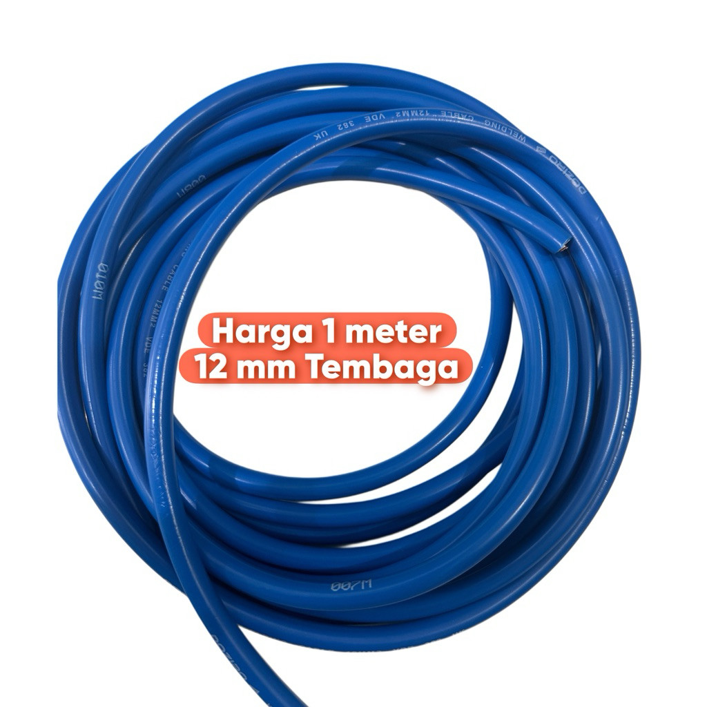 Kabel las meteran 12 mm doziro tembaga kabel las listrik 12mm