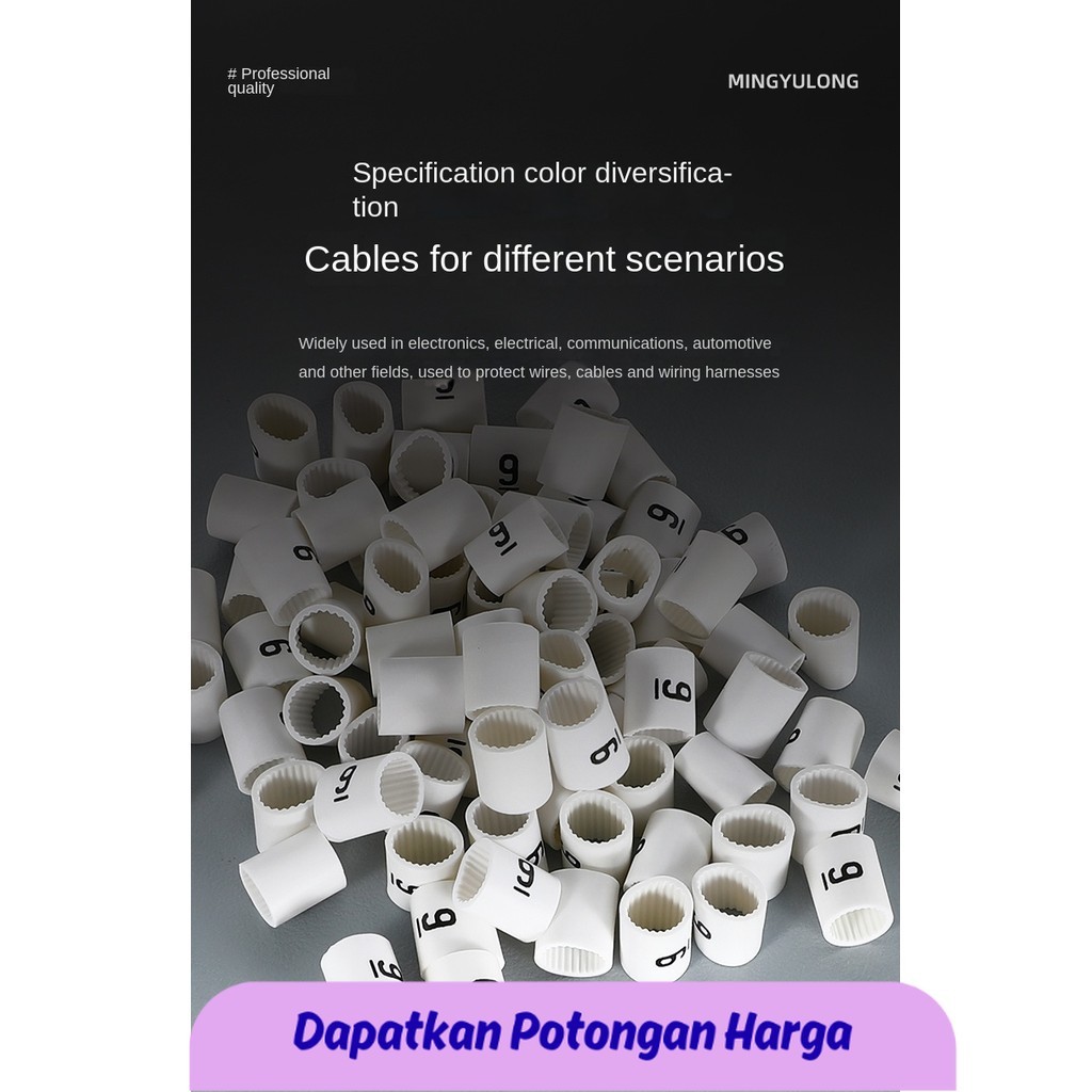 SSN 2600pcs A-Z letters Cable identification Wire label markers Cable markers Kits Cable line in PVC