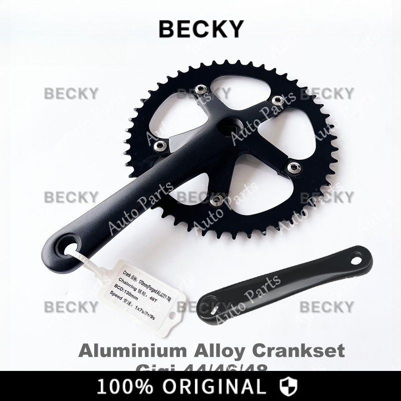BECKY Crankset bb kotak chainring 44t 46t 48t MDY