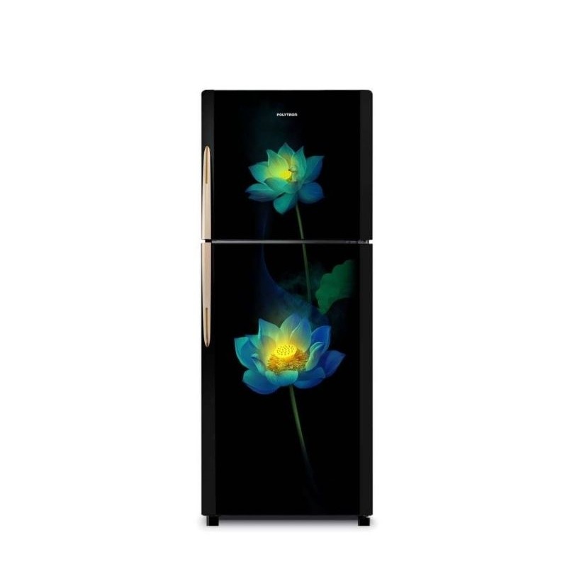 ll KULKAS POLYTRON PRM 21 21PLX PRM21 PLX PRM21PLX KAPASITAS 210 LITER 210L WARNA HITAM BIRU BUNGA C