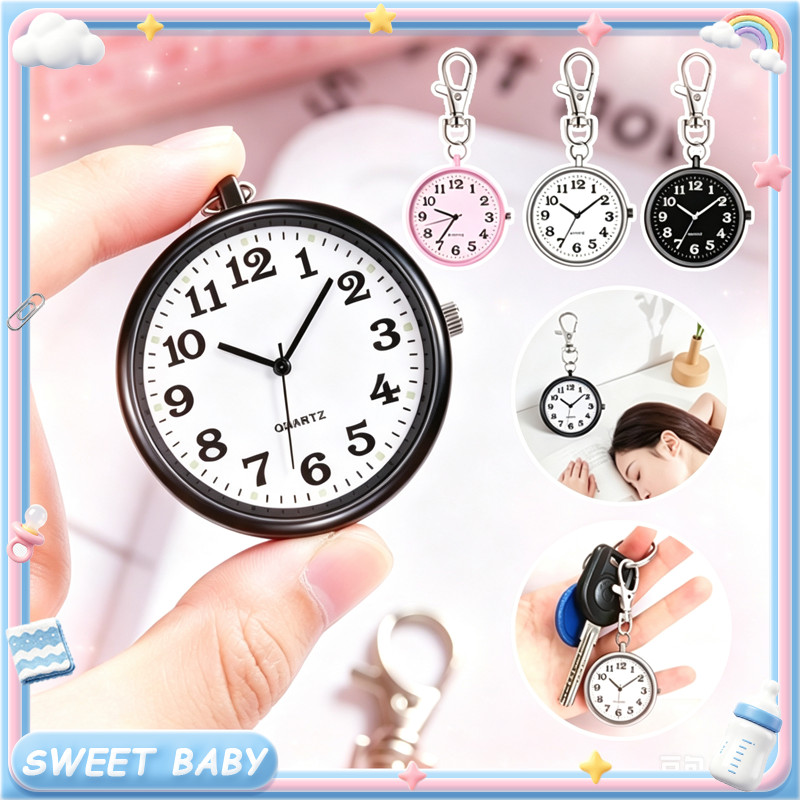 Jam Saku Perawat Jam Saku Gantungan Kunci Perawat Mini Jam Saku Kuarsa Hadiah Dokter Nurse