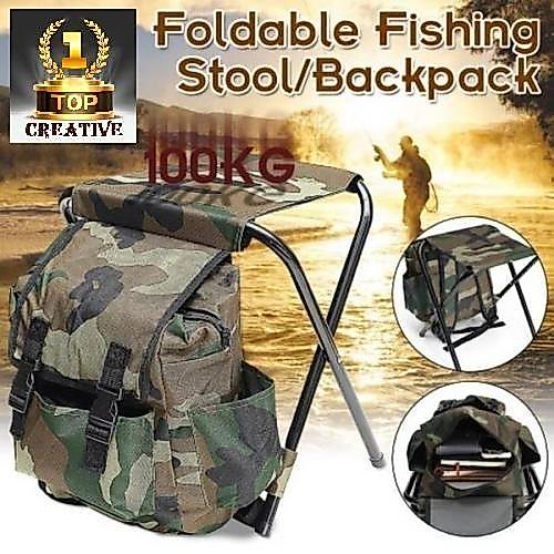 Kursi Tas Lipat tas mancing Kursi Mancing Camping TAS RANSEL kursi