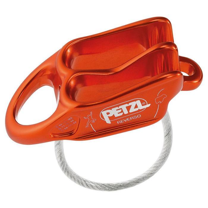 kee Petzl REVERSO Safety Belay Device for Rock Climbing - Orangeterbaikk