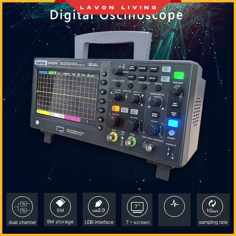 Digital Storage Oscilloscope Signal Generator with P4100 Probe - DS02D15