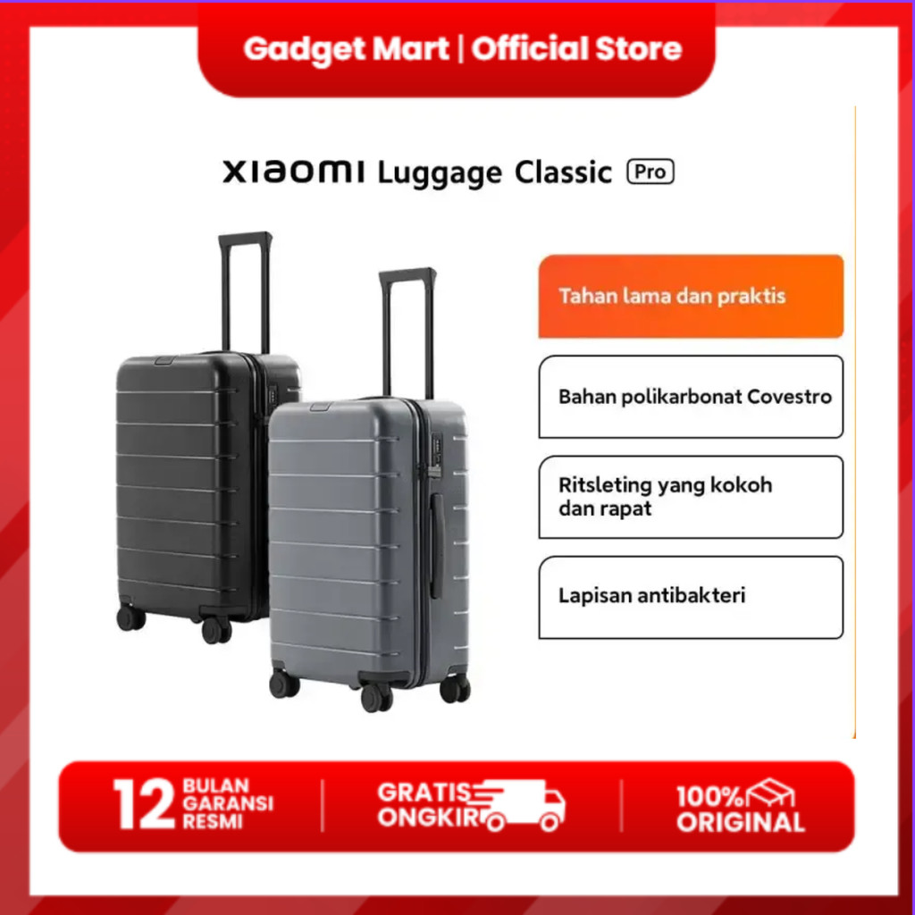 XIAOMI LUGGAGE CLASSIC PRO - Garansi Resmi