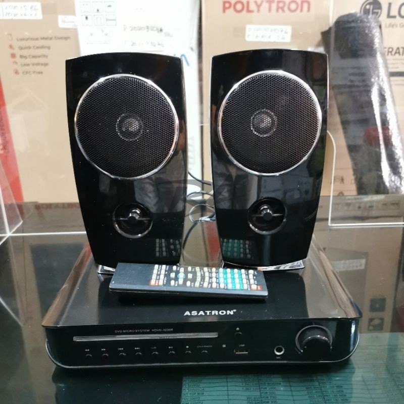 III ASATRON HDVD 3230R DVD MP3 MP4 CD VCD VIDEO MOVIE MUSIC PLAYER KARAOKE SPEAKER MINI HOME THEATER