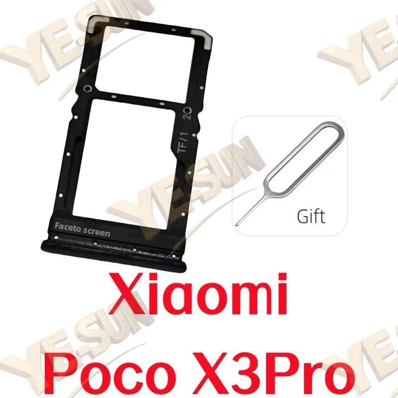For Xiaomi PocoX3Pro SIM Card Tray Slot Phone New SIM Card Holder Pocket