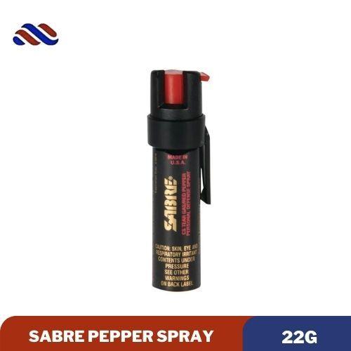 Pepper Spray Tear Gas UV Marking Merk Sabre Red 3 in 1