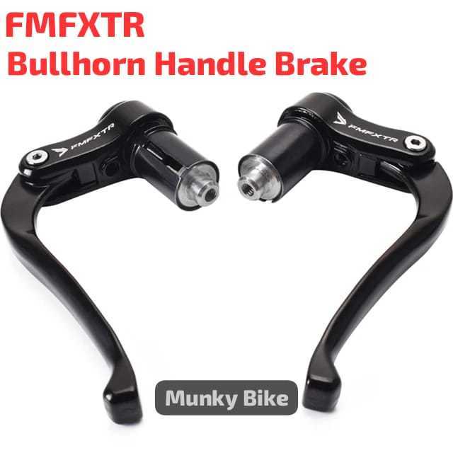 Foto FMFXTR Handle Rem Brake Lever BullHorn Handlebar Stang Tanduk Bull Horn Sepeda Fixie Minion