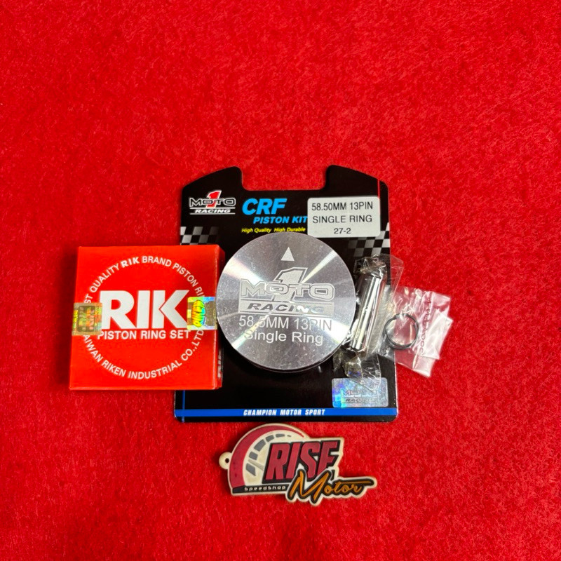 PISTON MOTO 1 58.5 PEN 13 SINGLE RING CRF CASTING TAIWAN