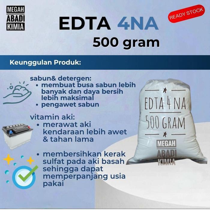 READY- EDTA Teknis / EDTA-4Na / Vitamin Aki / BASF : TRILON-B