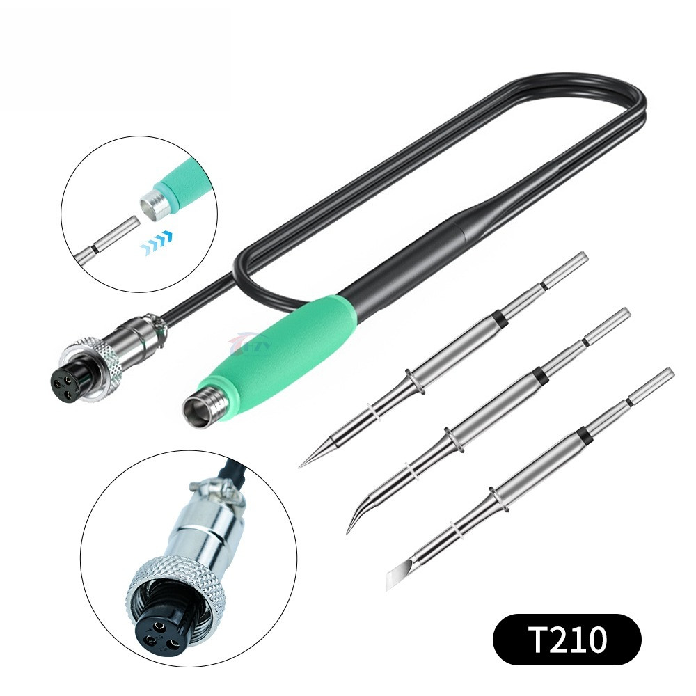 HZY Soldering Station Handle T210/T245 Compatible C210 C245 Soldering Tip Welding Tools Welding Stat