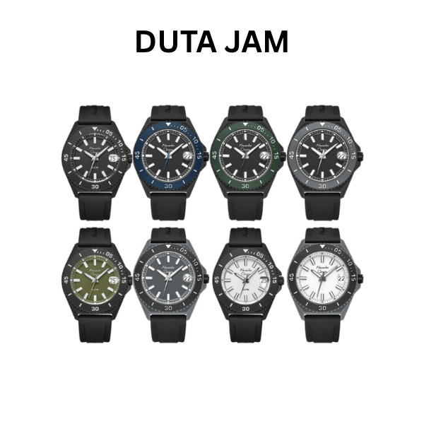 JAM TANGAN PRIA ALEXANDRE CHRITIE AC8693 AC 8693 MDR ANALOG RUBBER