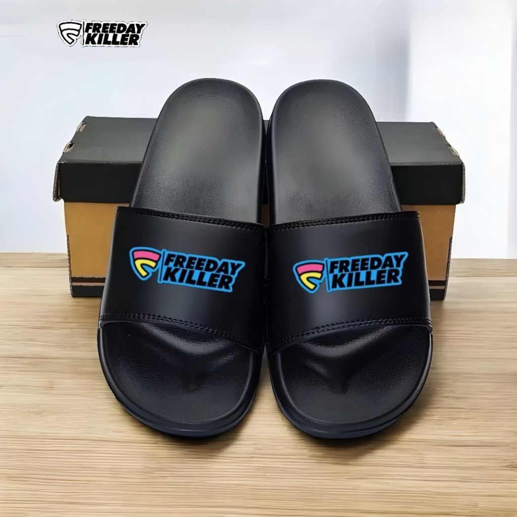 D2 Promo Sandal Slide Distro Original Sandal Slop Pria Wanita Sandal Slipper Friday Killer