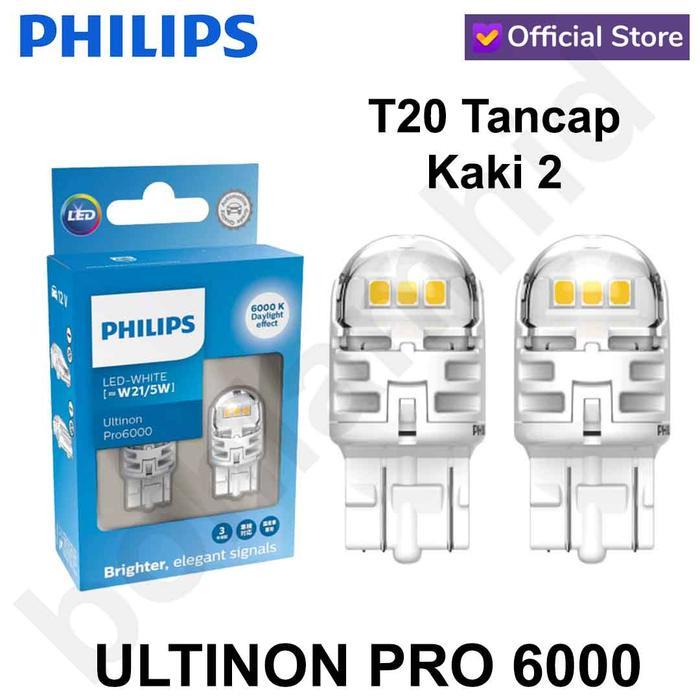 Lampu LED Senja Kota INNOVA REBORN Philips Ultinon PRO6000 T20 Putih - PRO6000