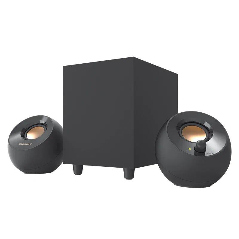 Creative Pebble Plus 2.0 / V3 Wired Speaker USB Mini Speaker with 3D Surround Sound Subwoofer Gaming