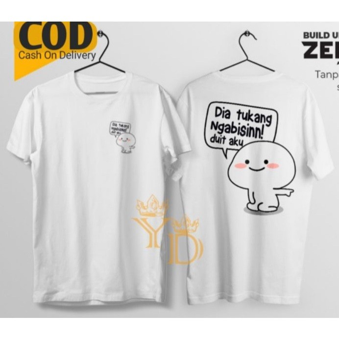 Kaos Couple Pentol 01 /Order 2 untuk couple/ Kaos Pasangan / Kaos Kata / Kaos Distro