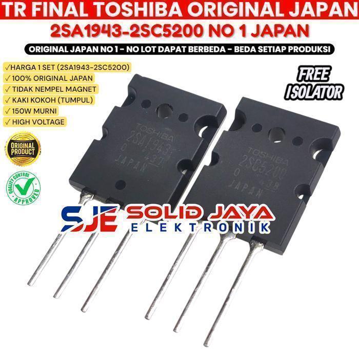 TRANSISTOR TR TOSHIBAa 2SC5200 - 2SA1943 TR TOSHIBA 2SC 5200 2SA 1493 TRANSISTOR TR FINAL SC5200 SA1