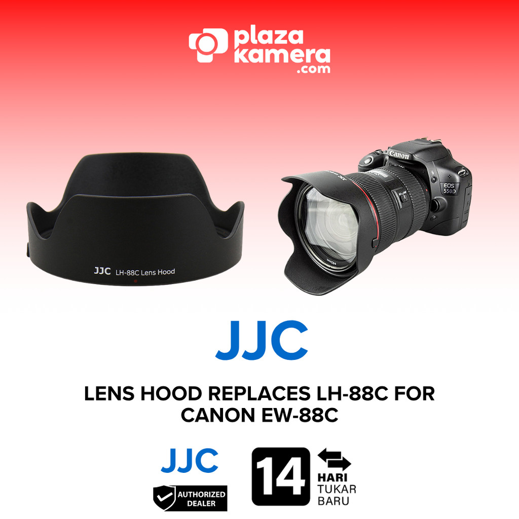 Hood Lensa JJC EW-88C Canon EF 24-70mm f/2.8L II USM 82mm Anti Flare Tulip