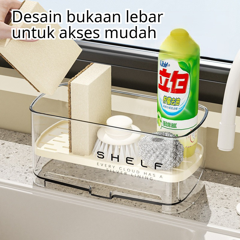 [Hemat Ruang] Rak Dapur Serbaguna / Rak Cuci Piring / Rak Sink / Rak Drainase Piring / Organizer Dap