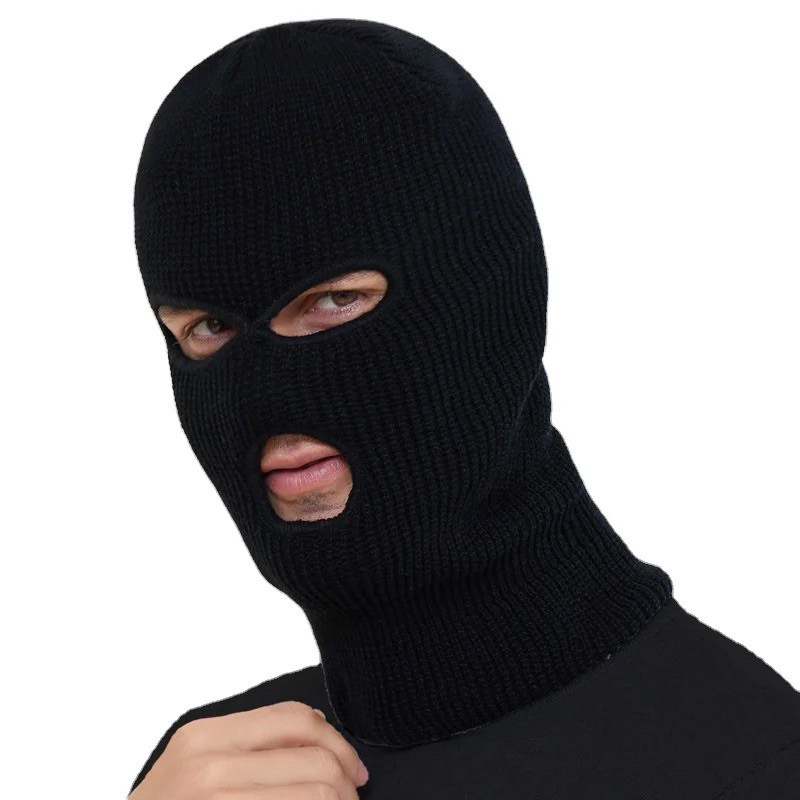 KUPLUK TEROPONG LUBANG 1 DAN LUBANG 3 kupluk topeng Kupluk Ninja Pria Sebo Maling Topi Masker Topeng