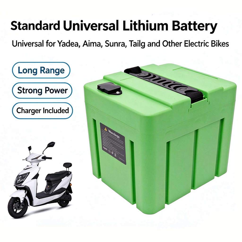 General Electric Vehicle Battery 18650 Ternary Lithium Battery 48V 60V 12Ah 20Ah 24Ah