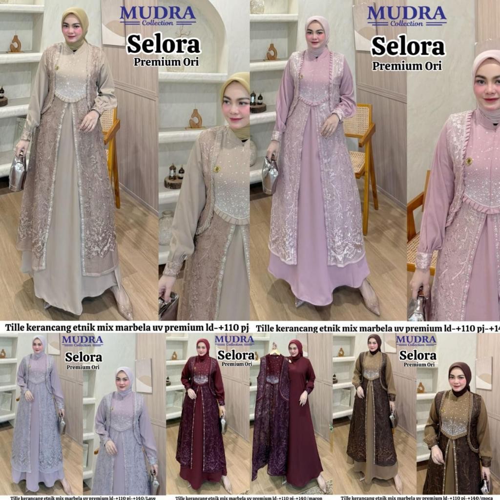 Fashion Wanita HQ SELORA DRESS  From MuDRa