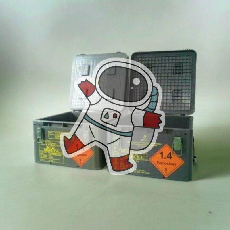 kotak plastik bekas peluru tni asli tool box