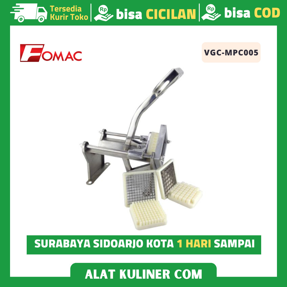 Pemotong Kentang Fomac VGC-MPC005 Alat Pemotong Kentang Stik