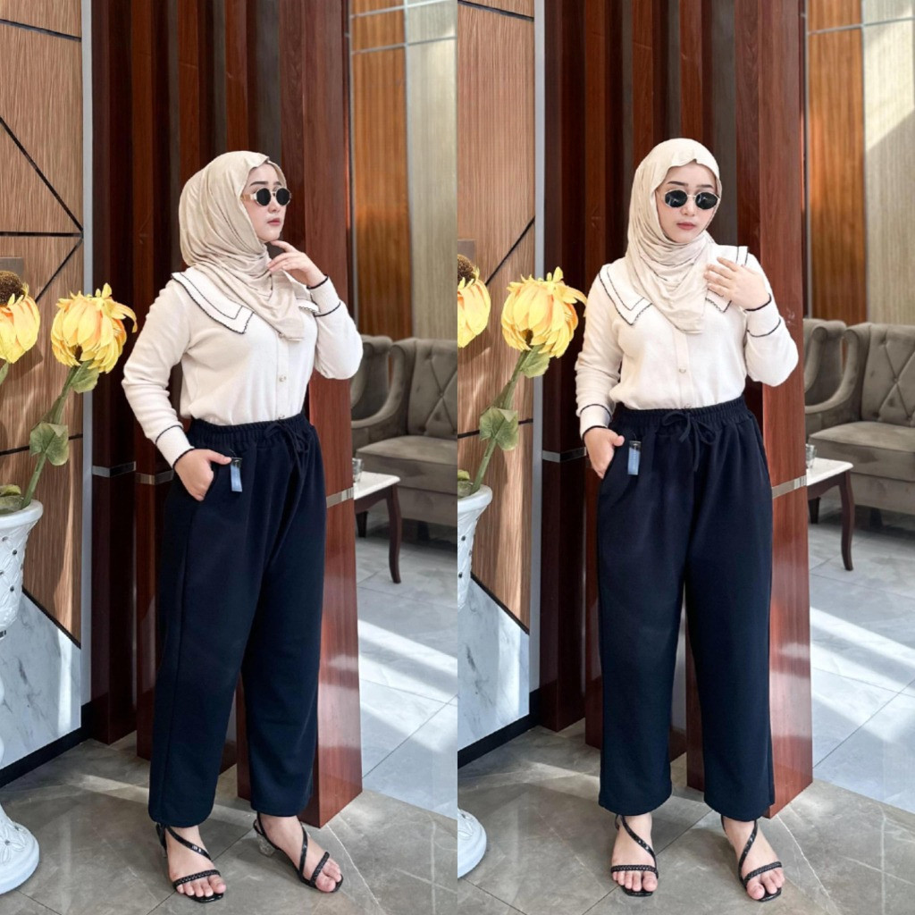 Baggy Pants Jumbo Knit Import | Celana XXXL Knit Import | Baggy Knit Import | Celana Jumbo PREMIUM