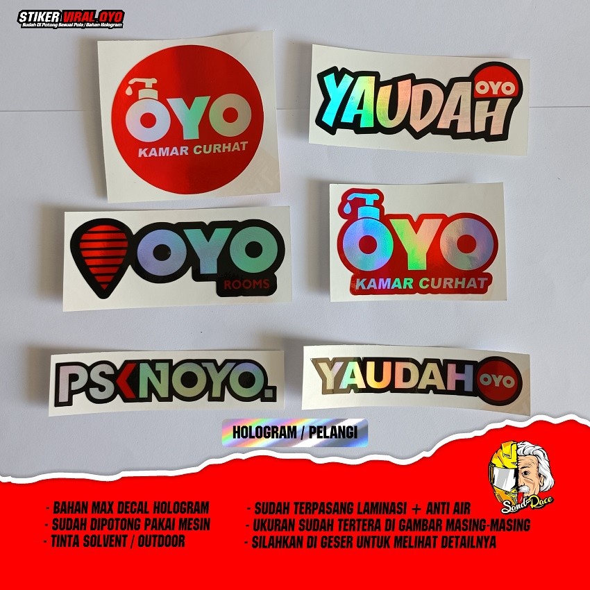Stiker Oyo Stiker Oyo Garage Stiker Yaudah Oyo Stiker Viral Oyo Stiker Kamar