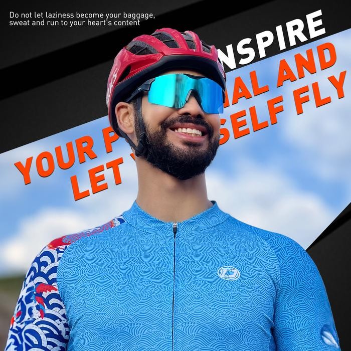 SCVCN Polarized Memancing Kacamata Bersepeda UV400 Perlindungan TR90 Sangat Ringan Lensa TAC Visi Ya